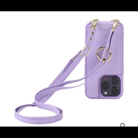 Libra Wallet Crossbody Phone Case for iPhone 14 Pro Max - Picture 2 of 2